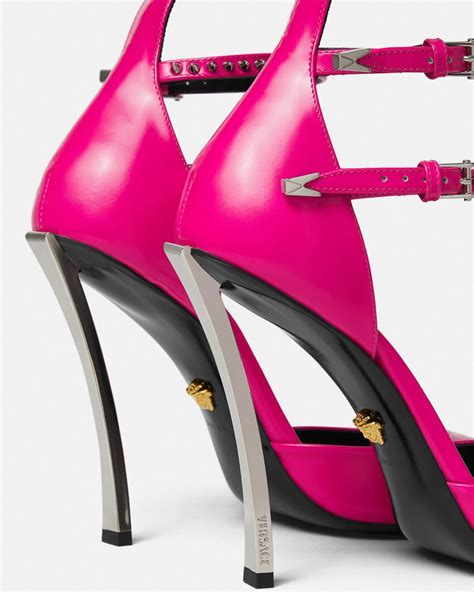 versace pin point pumps.